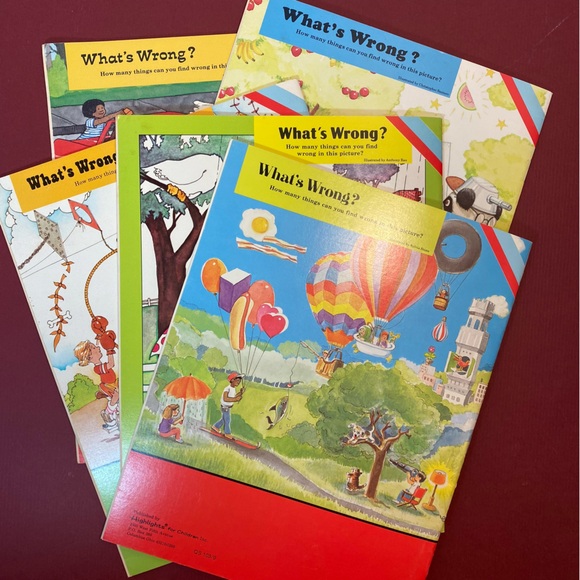 Vintage 1986 Highlights Hidden Pictures Series Lot of 5 Activity Books - Picture 2 of 7